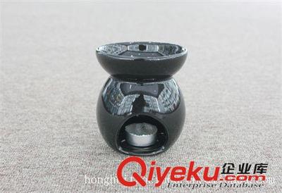 潮州工厂批发供应欧美式中温花形雕通酒精炉、香精炉——鸿晖陶瓷厂专业服务