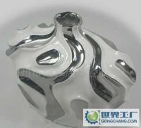 新潮镀钛银金色花插 家居摆设与日用陶瓷制品的完美融合